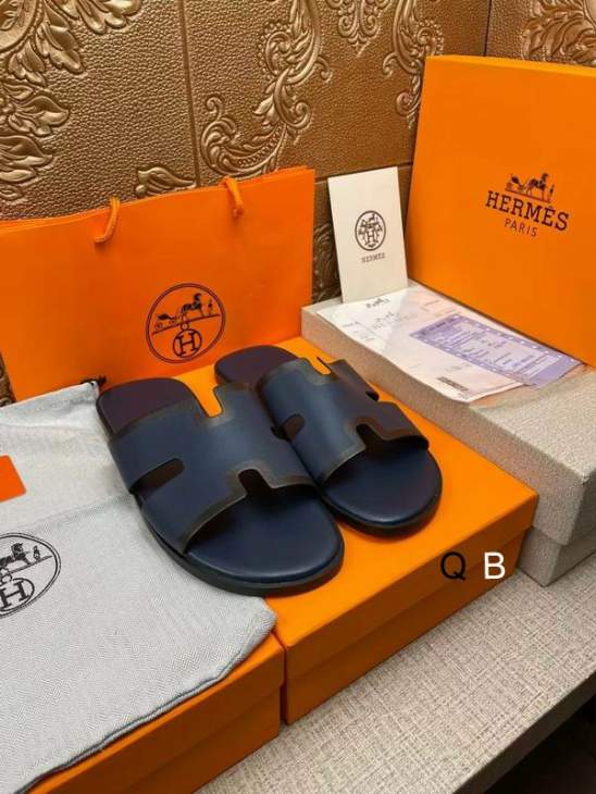 Picture of Hermes Slippers _SKUHERMESsz38-46BS01191571
